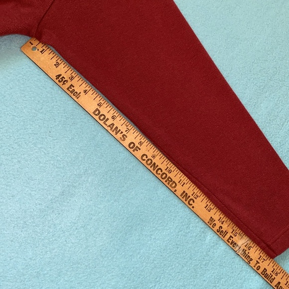 EXPRESS TRICOT knit button front maxi dress long sleeve rust fall color size S - Picture 8 of 9